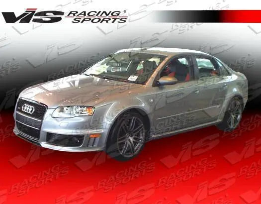 2006-2008 Audi A4 4 doors RS4 Style FRP Primer Side Skirts-1