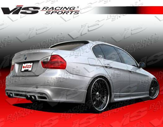2006-2008 BMW 3 SERIES E90 4 doors EURO TECH Style FRP Primer Rear Lip-2