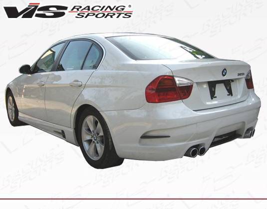 2006-2011 BMW 3 SERIES E90 4 doors RSR Style FRP Primer Rear Bumper-1