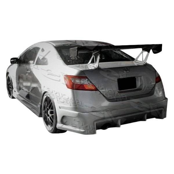 2006-2011 Honda Civic 2 doors LASER Style FRP Primer Rear Bumper-1