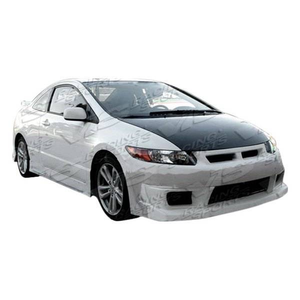 2006-2008 Honda Civic 2 doors N1 Style FRP Primer Full Kit-1