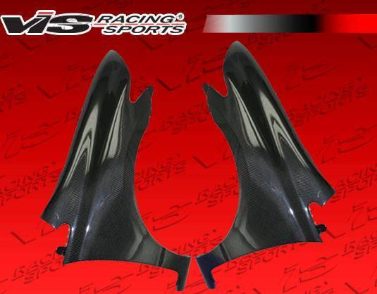 2006-2011 Honda Civic 2 doors Carbon Fiber Black Fenders-1