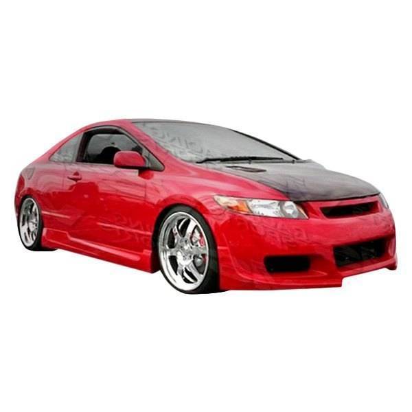 2006-2011 Honda Civic 2 doors TOURING Style FRP Primer Front Bumper-1