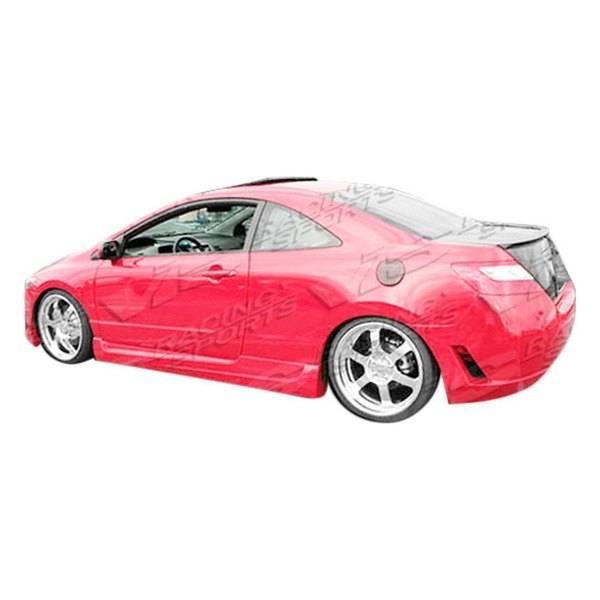 2006-2008 Honda Civic 2 doors TOURING Style FRP Primer Full Kit-2