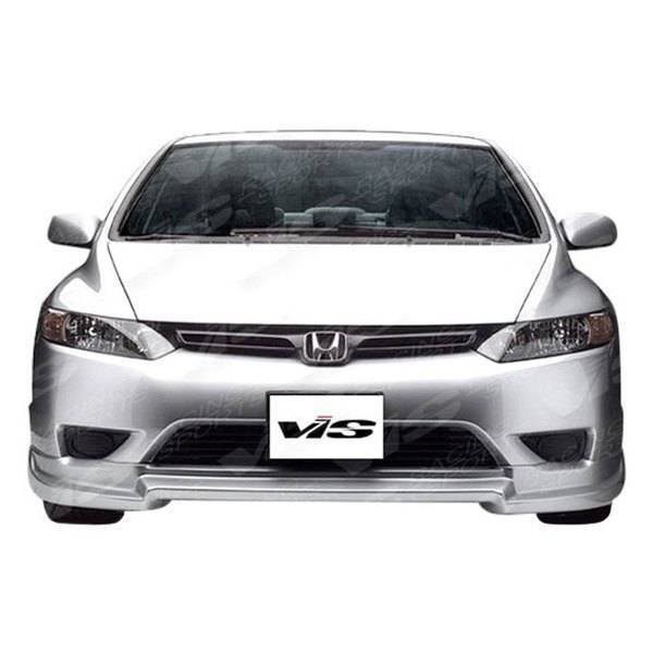 2006-2008 Honda Civic 2 doors Touring 2 Style FRP Primer Front Lip-1