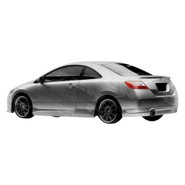 2006-2011 Honda Civic 2 doors Touring 2 Style FRP Primer Rear Bumper-1
