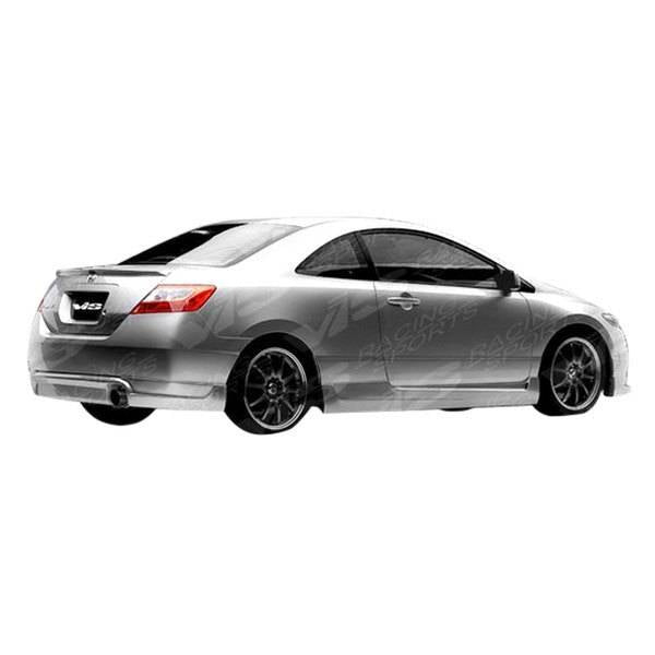 2006-2008 Honda Civic 2 doors Touring 2 Style FRP Primer Full Kit-3