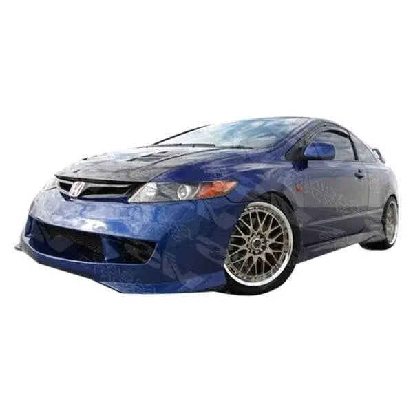 2006-2011 Honda Civic 2 doors Type R Style FRP Primer Side Skirts-1