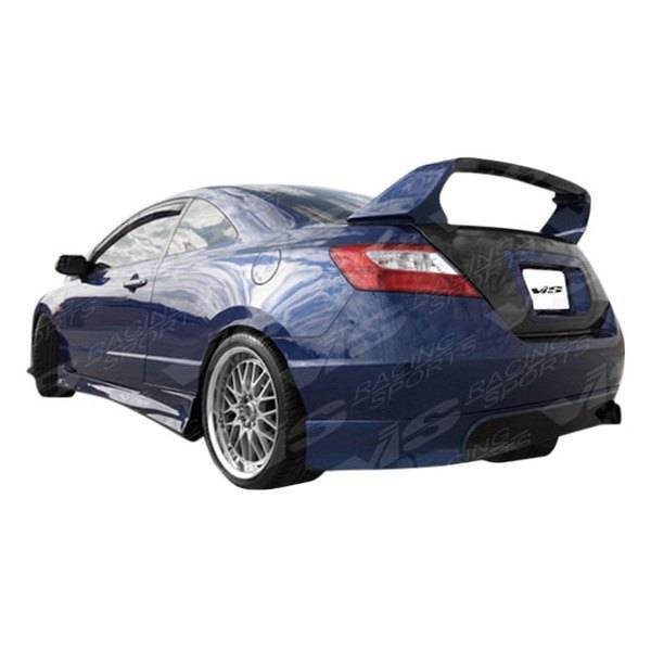 2006-2011 Honda Civic 2 doors Type R Style FRP Primer Rear Lip-1
