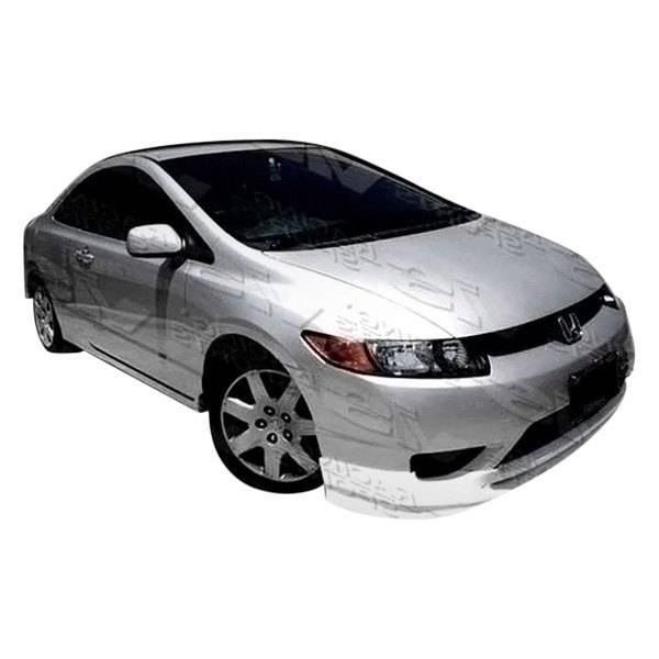 2006-2008 Honda Civic 2 doors Type R Style FRP Primer Full Kit-1