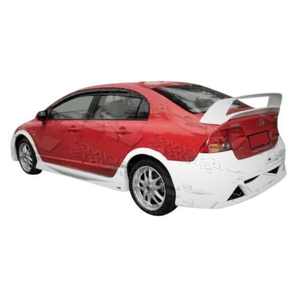 2006-2011 Honda Civic 4 doors Type R Concept Style FRP Primer Rear Bumper-1