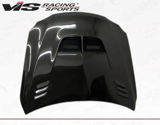 2006-2013 Lexus IS250 IS350 4 doors CYBER Style Carbon Fiber Black Hood-3