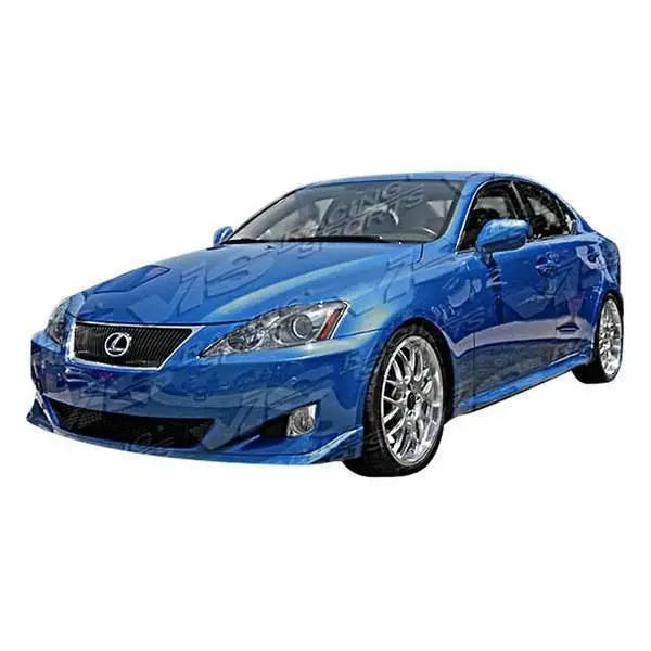 2006-2013 Lexus IS250 IS350 4 doors TECHNO R Style FRP Primer Side Skirts-1