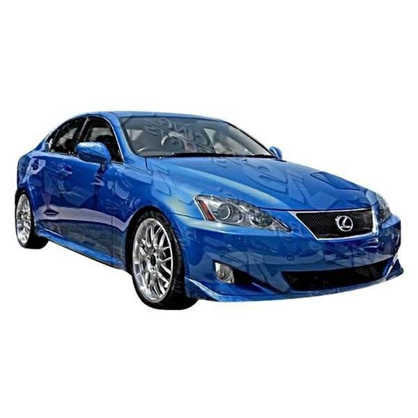 2006-2008 Lexus IS250 IS350 4 doors TECHNO R Style FRP Primer Front Lip-1