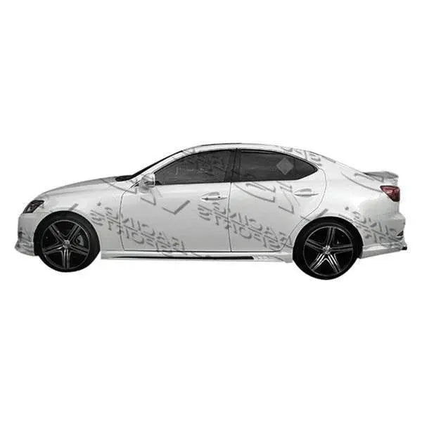 2006-2013 Lexus IS250 IS350 4 doors VIP Style FRP Primer Side Skirts-1