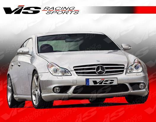 2006-2011 Mercedes CLS W219 4 doors EURO TECH Style FRP Primer Front Bumper-3