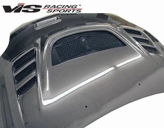 2006-2012 Mitsubishi Eclipse 2 doors G Speed Style Carbon Fiber Black Hood-3