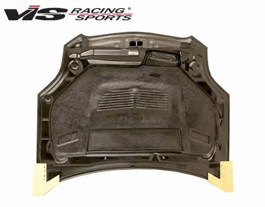 2006-2012 Mitsubishi Eclipse 2 doors G Speed Style Carbon Fiber Black Hood-4