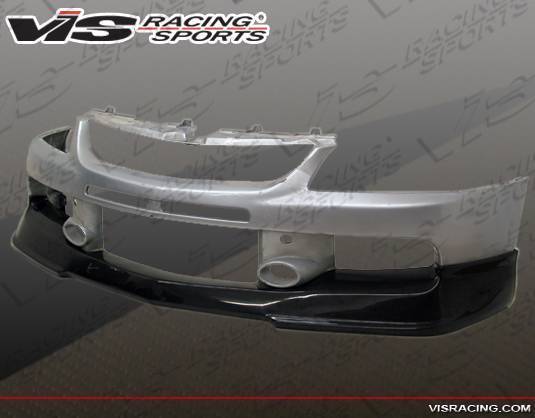 2006-2007 Mitsubishi EVO 9 4 doors Carbon Fiber Black Front Lip-1