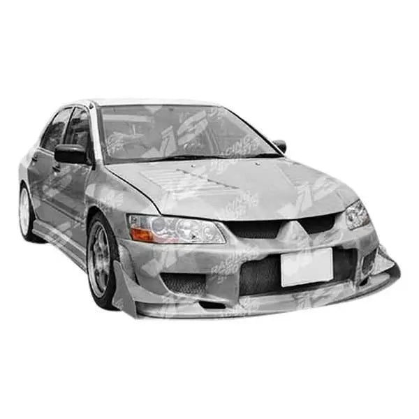 2006-2007 Mitsubishi EVO 9 4 doors GTC Style Carbon Fiber Black Hood-1