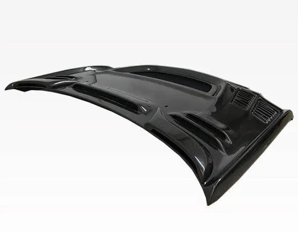 2006-2007 Mitsubishi EVO 9 4 doors JC Style Carbon Fiber Black Hood-2