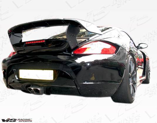 2006-2008 Porsche Cayman 2 doors A Tech GT Style FRP Primer Rear Bumper-2