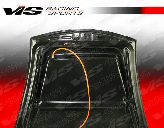 2006-2012 Porsche Cayman 2 doors G Tech Style Carbon Fiber Black Hood-3