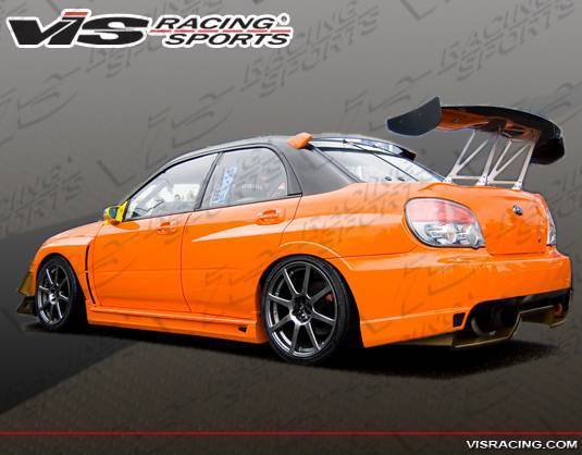 2006-2007 Subaru WRX 4 doors ORACLE Style FRP Primer Full Kit-3