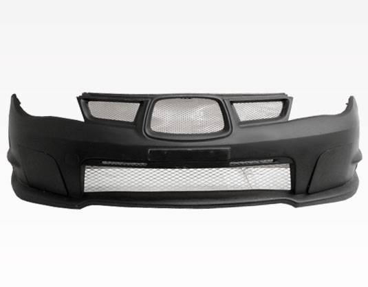 2006-2007 Subaru WRX 4 doors STI Style FRP Primer Front Bumper-1