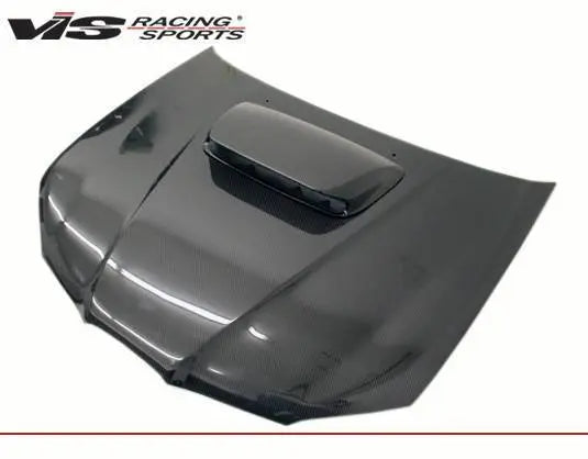 2006-2007 Subaru WRX 4 doors STI Style Carbon Fiber Black Hood-1