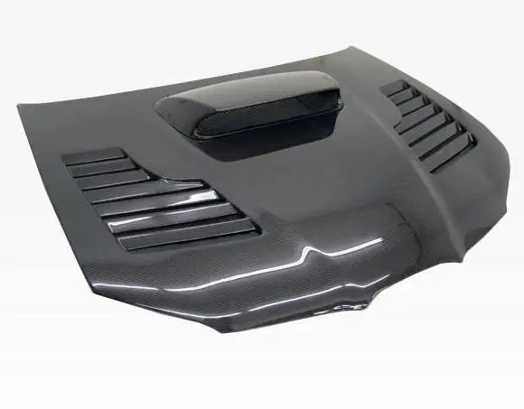 2006-2007 Subaru WRX 4 doors TRACER Style Carbon Fiber Black Hood-1