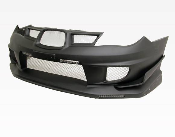2006-2007 Subaru WRX 4 doors VTX Style FRP Primer Front Bumper-1