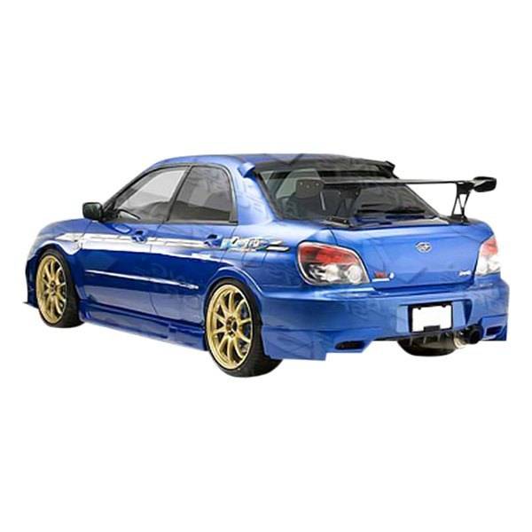 2006-2007 Subaru WRX 4 doors WINGS Style FRP Primer Full Kit-1