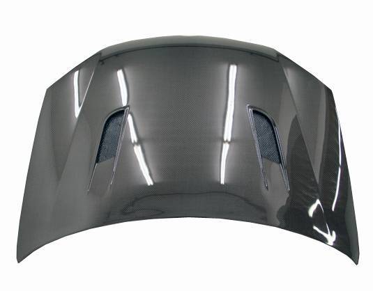 2006-2009 Volkswagen Golf 7 2 doors 4 doors RVS Style Carbon Fiber Black Hood-3