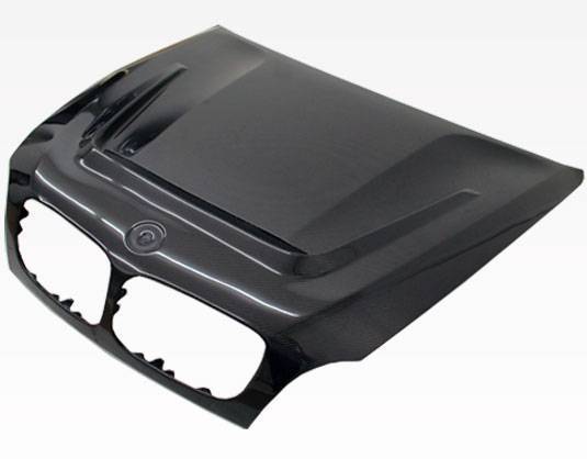 2006-2013 BMW X5 E70 4 doors DTM Style Carbon Fiber Black Hood-1