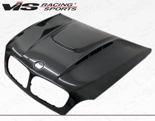 2006-2013 BMW X5 E70 4 doors EVO GT Style Carbon Fiber Black Hood-1