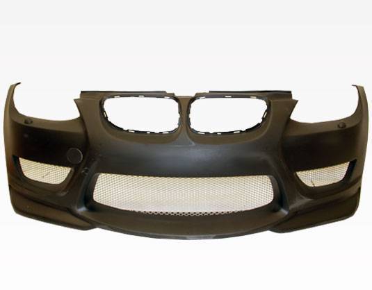 2007-2010 BMW 3 SERIES E92 2 doors AMS Style FRP Primer Front Bumper-3