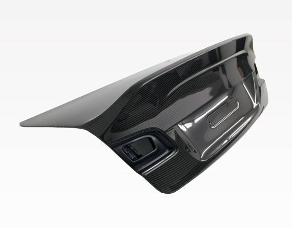 2007-2013 BMW 3 SERIES E92 2 doors AMS Style Carbon Fiber Black Trunk-1