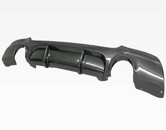 2007-2013 BMW 3 SERIES E92 Hybrid M Style FRP Carbon Fiber Black Rear Bumper-4