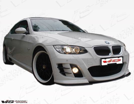 2007-2010 BMW 3 SERIES E92 2 doors RSR Style FRP Primer Front Bumper-2