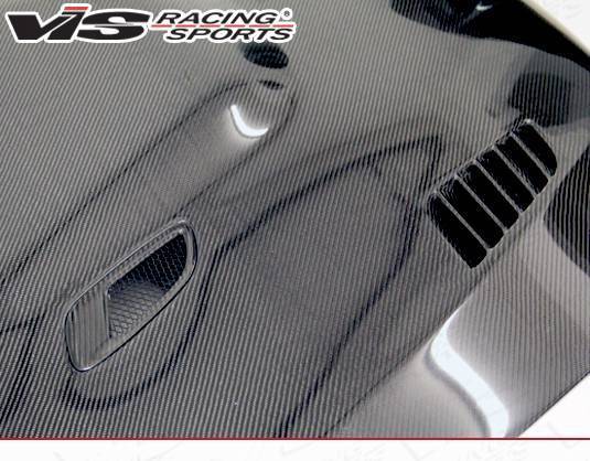 2007-2010 BMW 3 SERIES E92 2 doors XTS Style Carbon Fiber Black Hood-3
