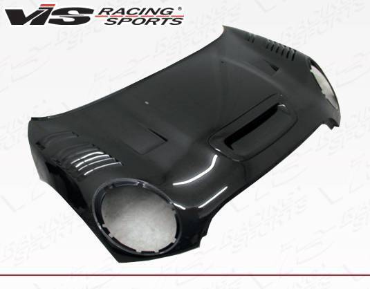 2007-2013 BMW Mini Cooper 2 doors DTM Style Carbon Fiber Black Hood-2