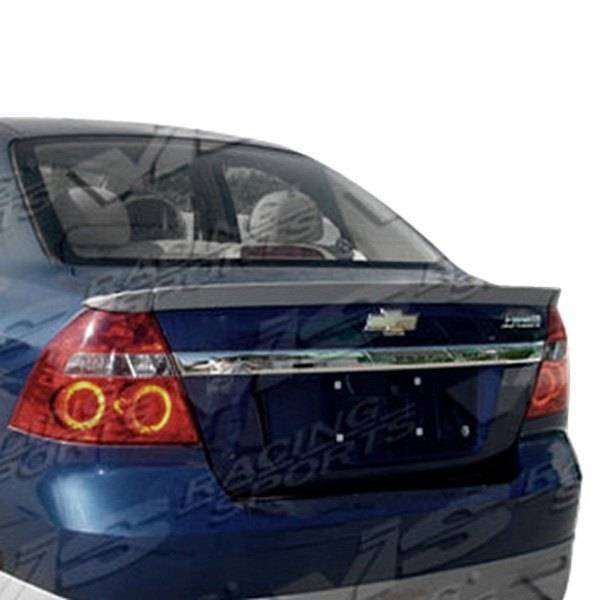 2007-2008 Chevrolet Aveo 4 doors FUZION Style FRP Primer Spoiler-1