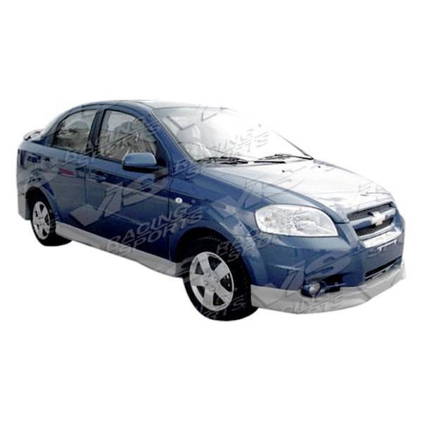 2007-2008 Chevrolet Aveo 4 doors FUZION Style FRP Primer Front Lip-1