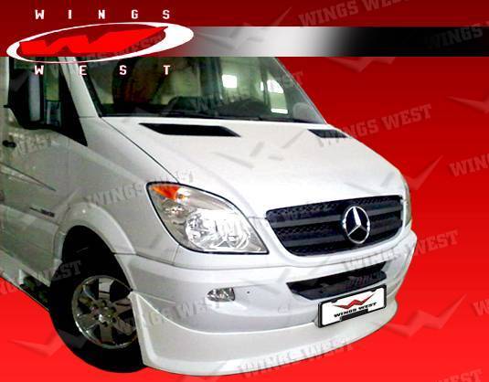 2007-2010 Dodge Sprinter VIP Style FRP Primer Front Lip-3