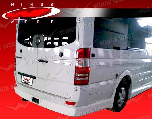 2007-2010 Dodge Sprinter VIP Style FRP Primer Rear Lip-3