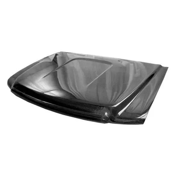 2007-2009 GMC Sierra 4 doors OEM Style Carbon Fiber Black Hood-1