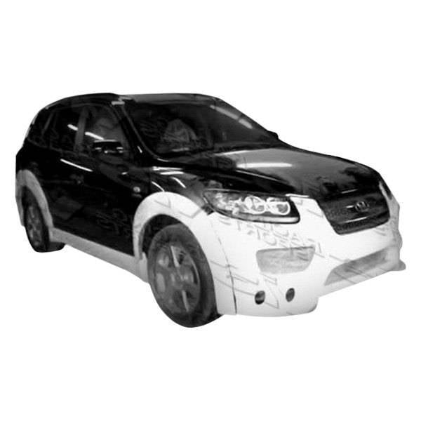 2007-2008 Hyundai Santa 4 doors OUTCAST Style FRP Primer Front Bumper-1