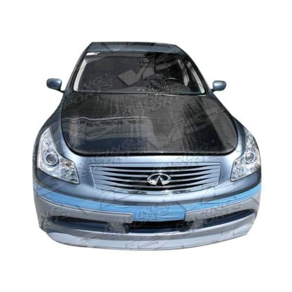 2007-2008 Infiniti G35 4 doors VIP Style FRP Primer Front Lip-1