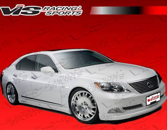 2007-2009 Lexus Ls400 VIP Style FRP Primer Front Lip-3